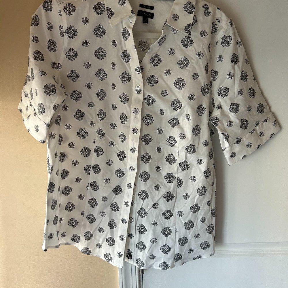 Talbots short sleeve button down